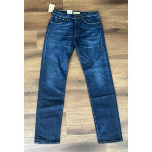 Levi's Made & Crafted RULER STRAIGHT Denim Blue Jeans Size 32 X 34 New with Tags